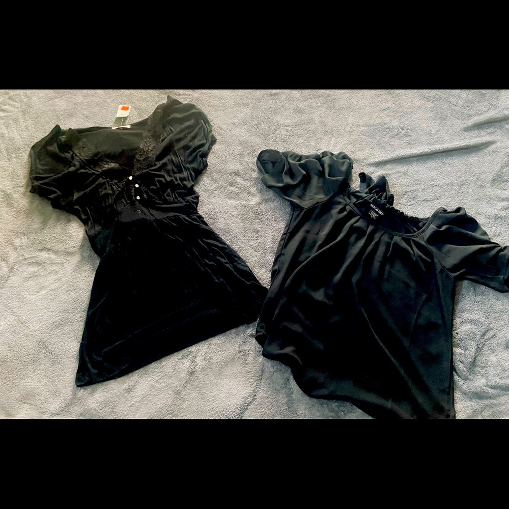 Black tops. Both for $13!